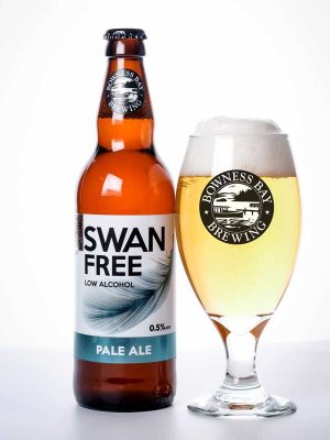 Swan Free Pale Ale with Glass