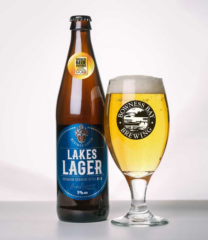 Lakes Lager 5% ABV – Lager - Bowness Bay Brewery