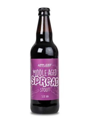 Middle-Aged Spread Stout Bottle