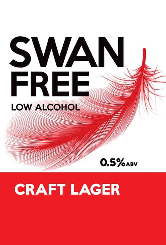 Swan Free Craft Lager Label