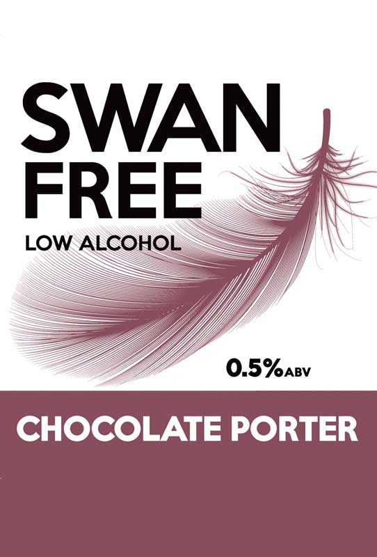 Swan Free Chocolate Porter Label